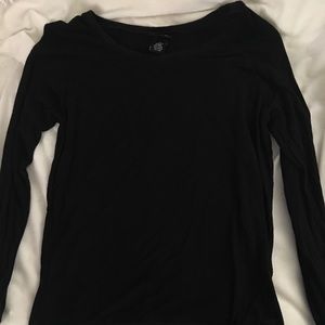 Black long sleeve shirt